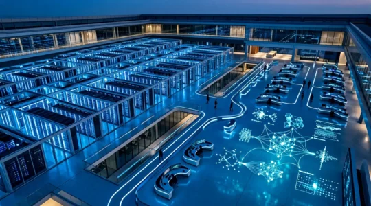 Visualisation d'une infrastructure réseau avec détection d'anomalies comportementales par machine learning