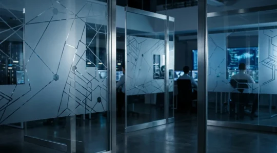 Représentation stratégique de la défense en profondeur en cybersécurité avec multiples couches de protection