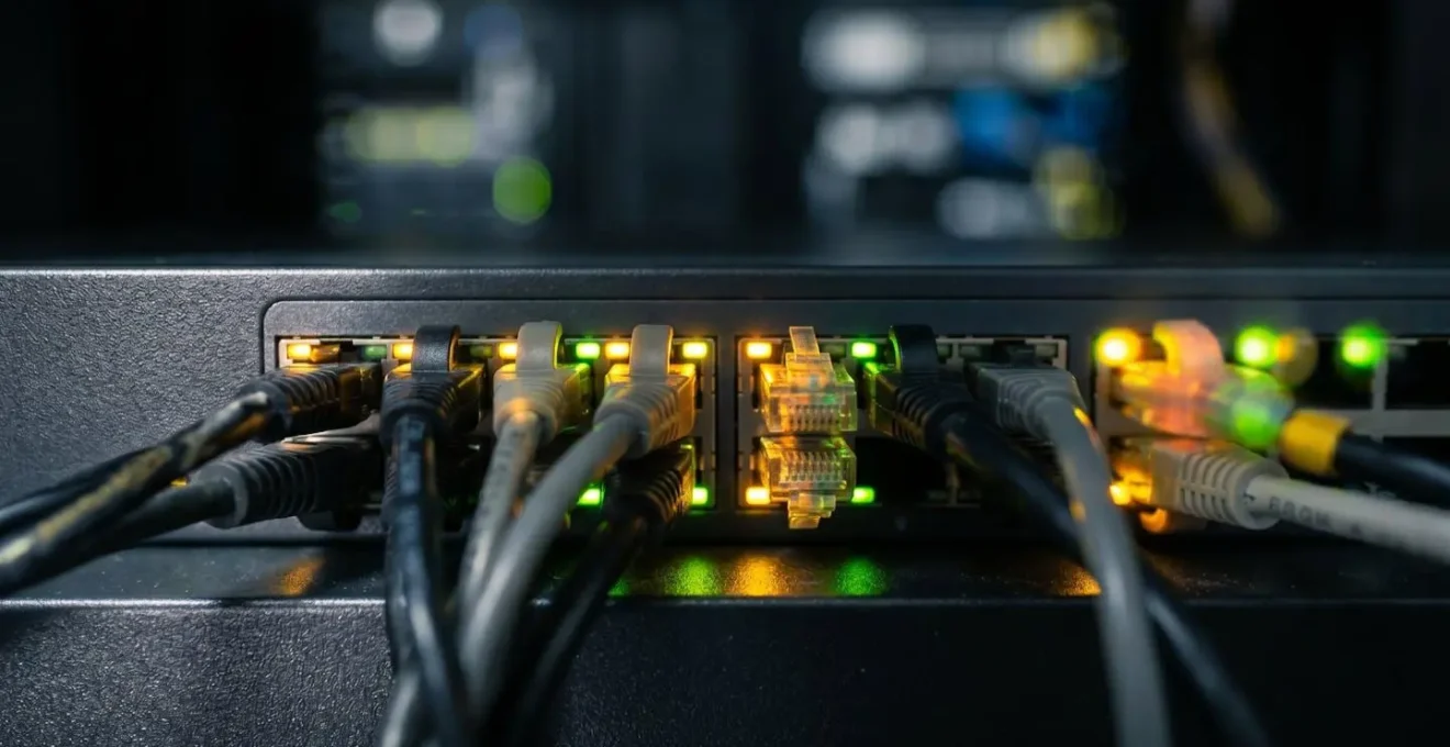 Écran d'analyse réseau montrant des trames de protocoles capturées dans une interface de surveillance