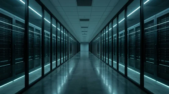 Infrastructure de sécurité PKI moderne avec serveurs et certificats dans un environnement hautement sécurisé