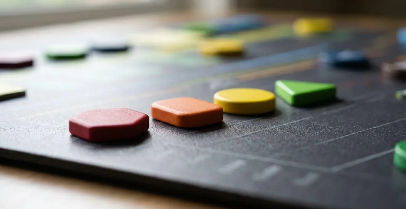 Vue macro d'un tableau de planification avec indicateurs colorés représentant la priorisation des corrections de sécurité